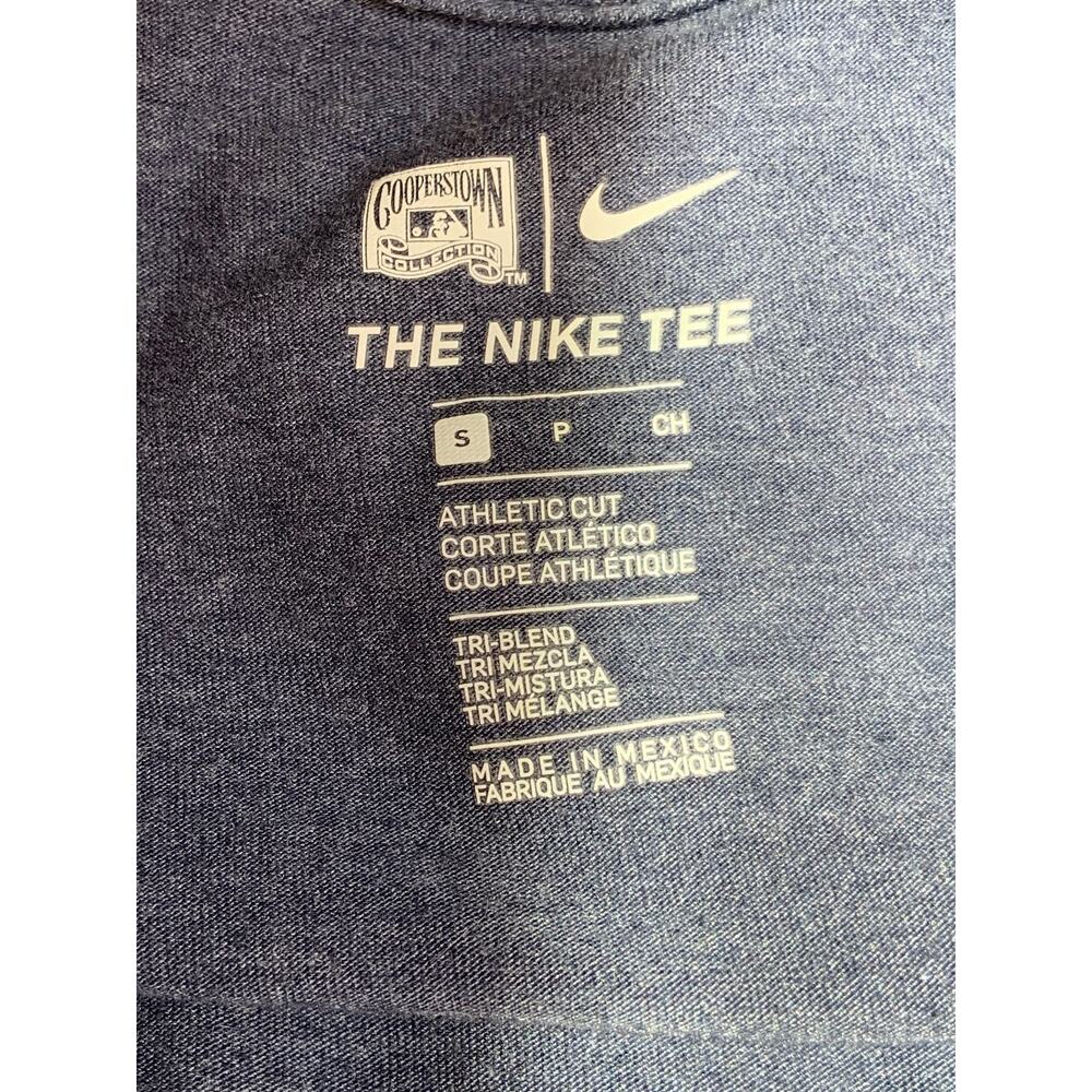 Nike Astros Houston Baseball Gray White & Orange V Neck T Shirt Women's SZ Small - Picture 10 of 10
